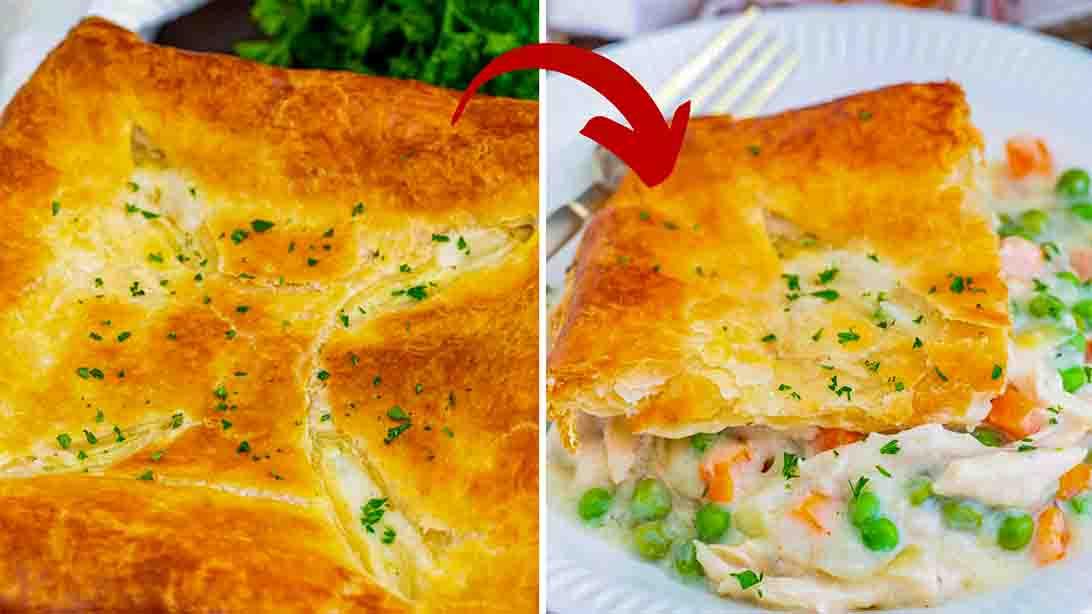 Puff Pastry Chicken Pot Pie Recipe