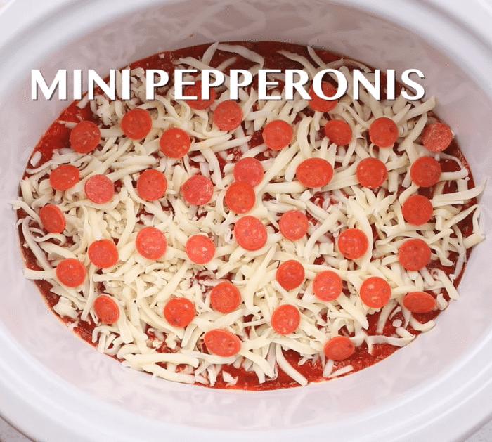 Ingredients for Crockpot Pizza Dip