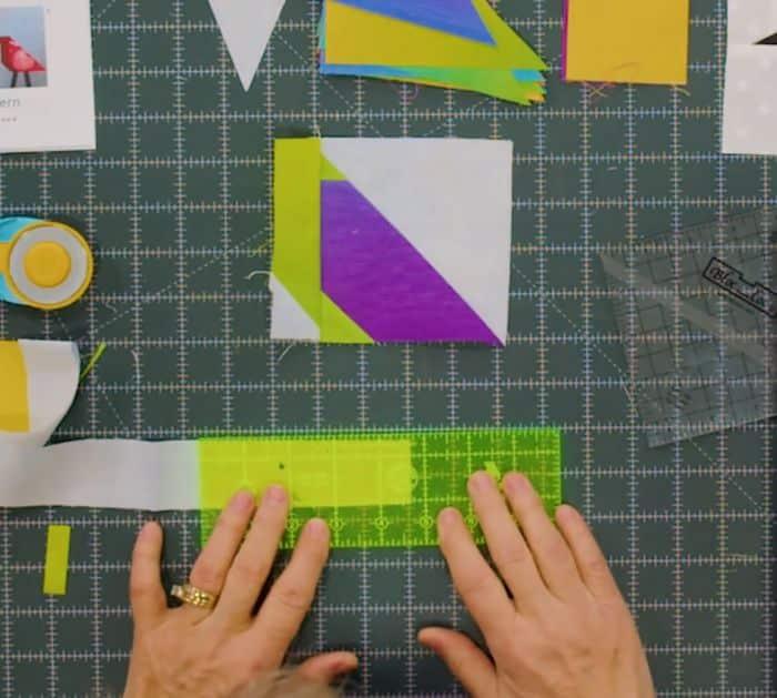 Block Lotto Bird Quilt tutorial