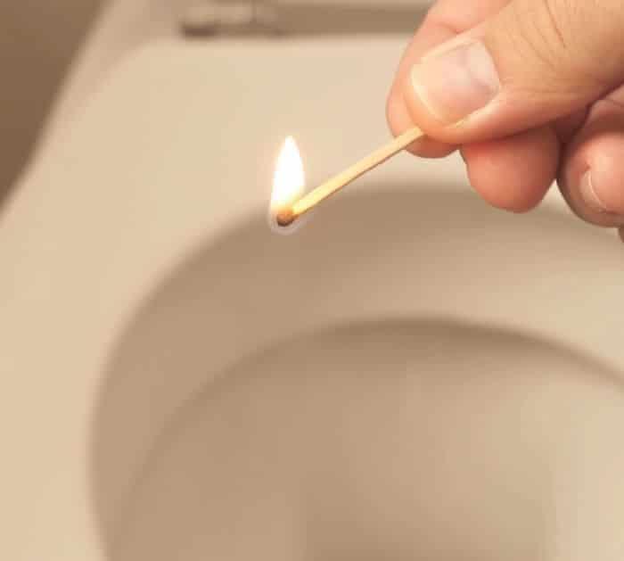 Easy Toilet Hack Using Match