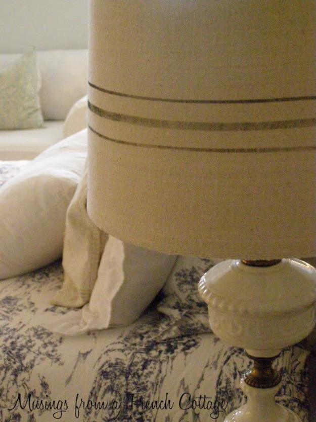 Pottery Barn Inspired Grain Sack Lamp Shades, a favorite pick from this roundup and an idea worth saving for later