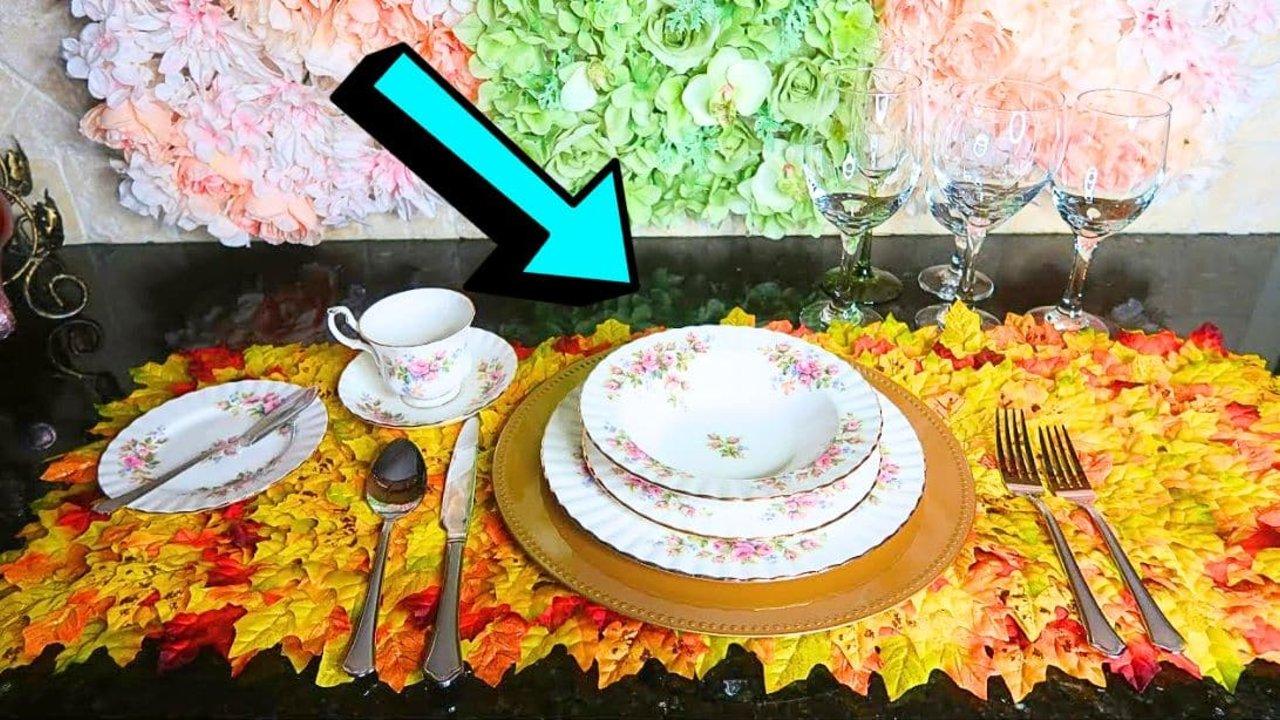 Easy Last-Minute DIY Thanksgiving Table Runner Tutorial