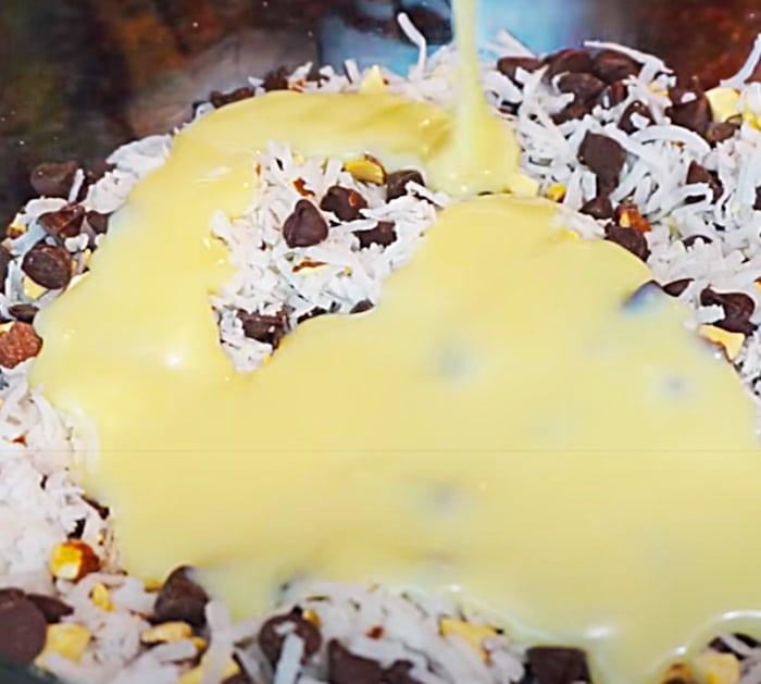 Use Eagle Brand Milk To Make Almond Joy Cookies