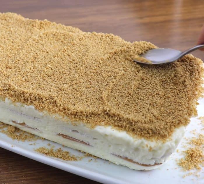 3-Ingredient No-Bake Milk Cake Instructions