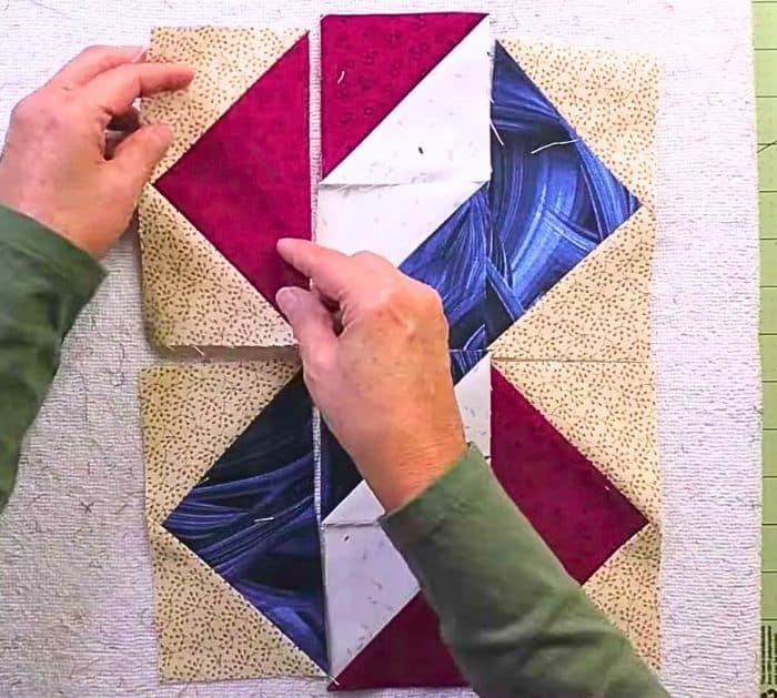 Easy Spiral Quilt Block Sewing Tutorial
