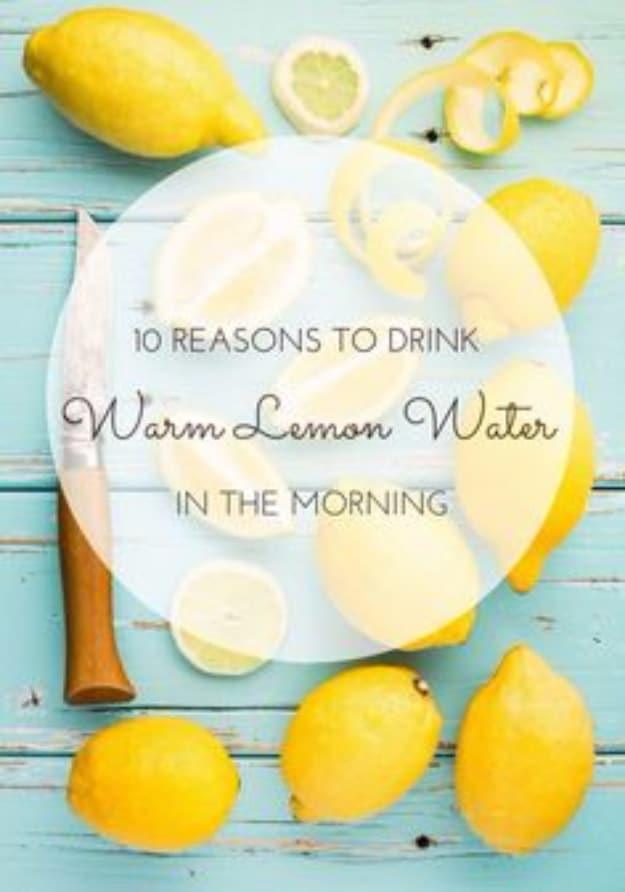 DIY Dieting Hacks - Drink Lemon Water In The Morning - Lose Weight Fast With These Easy and Quick Way To Shed Pounds and Detox Your Body - Best Diet Recipes, Tips and Tricks for a
