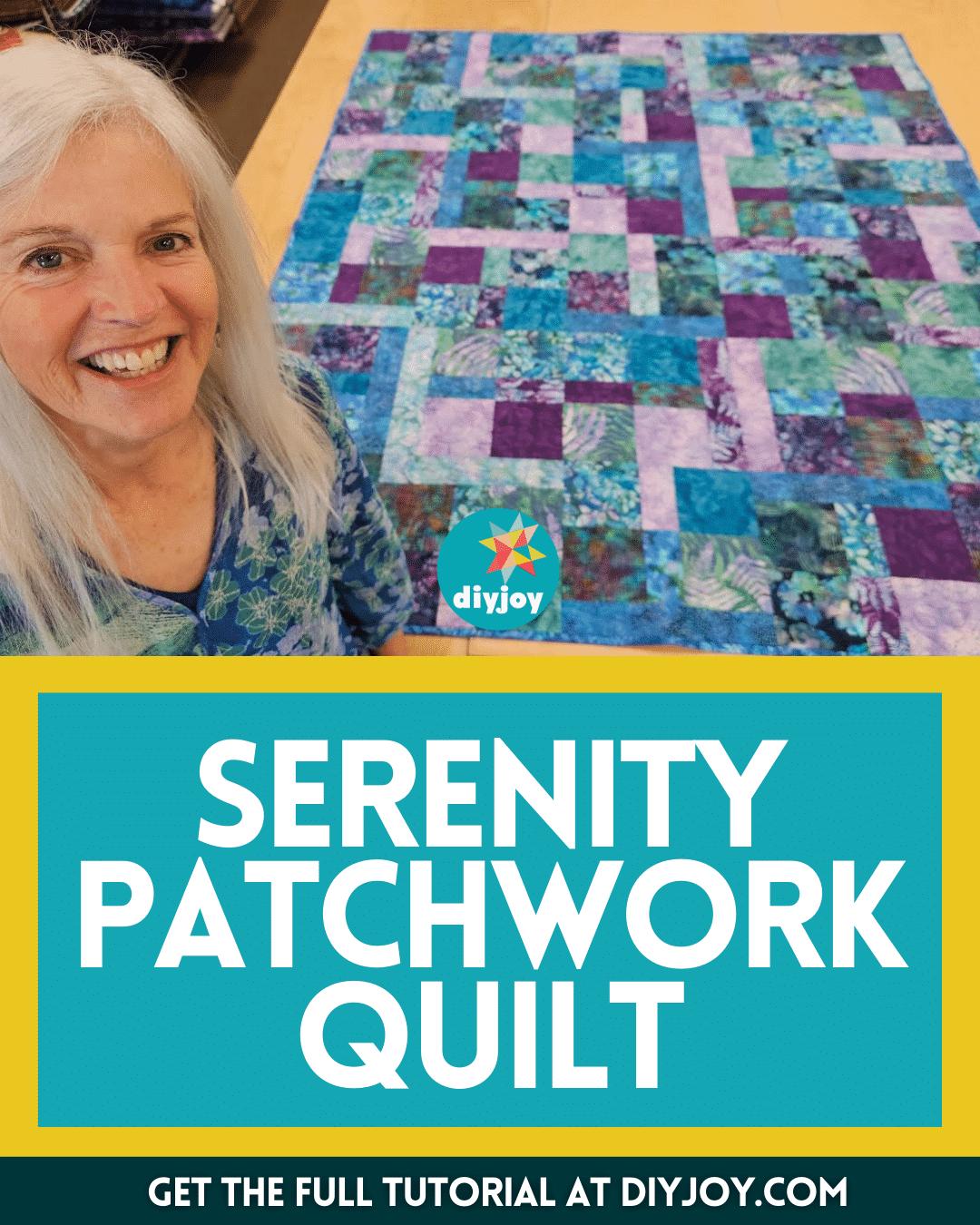 Easy Serenity Patchwork Quilt Tutorial