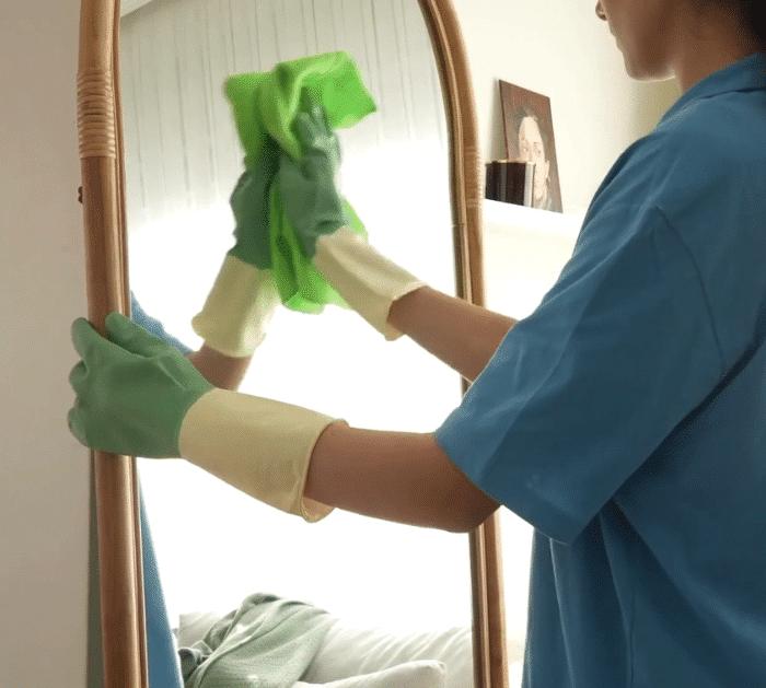 Easy Mirror Cleaning Hack