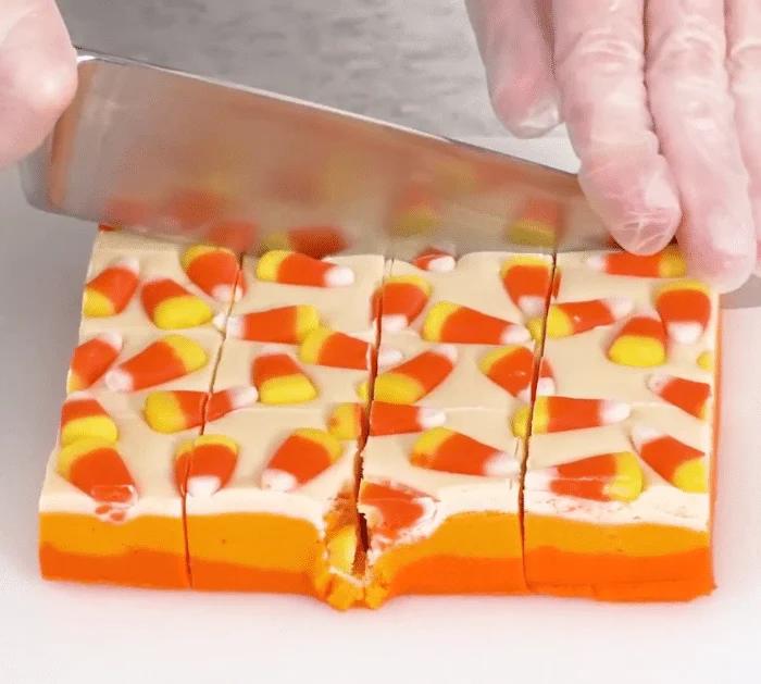 How to Make Candy Corn Fudge