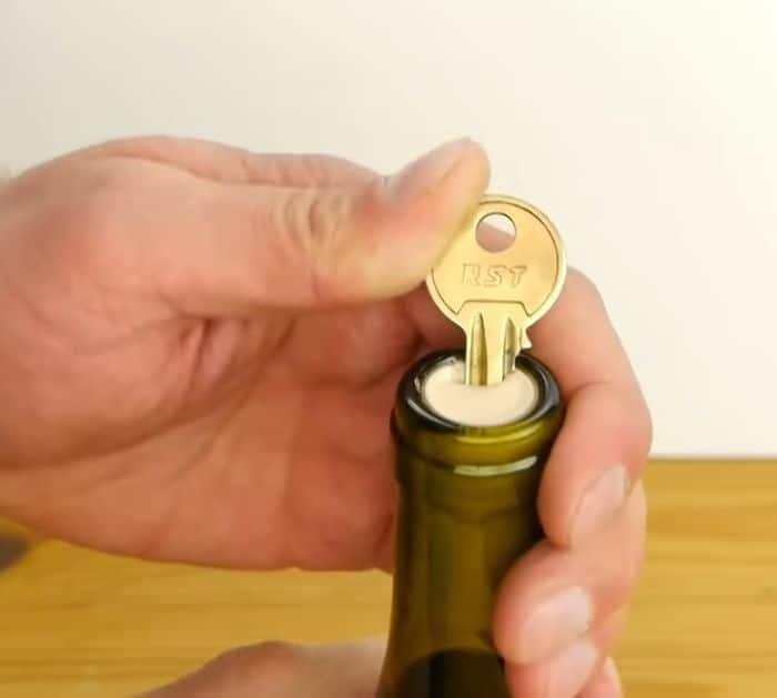 How to Open a Wine Bottle Without a Cork Screw