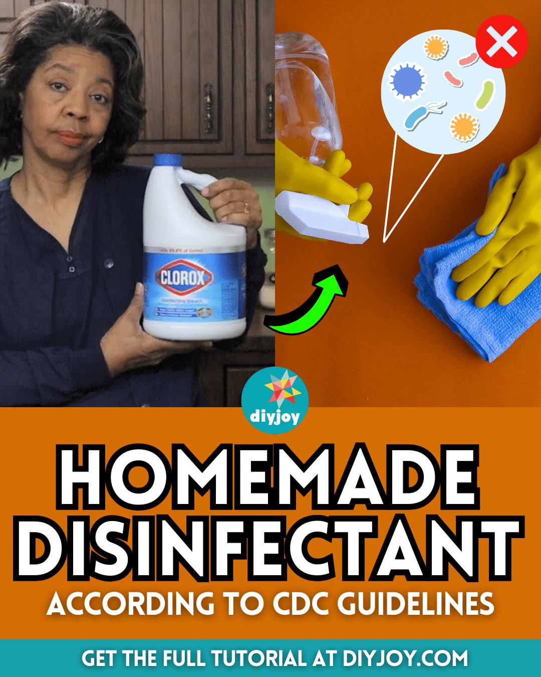 Homemade Disinfectant According to CDC Guidelines