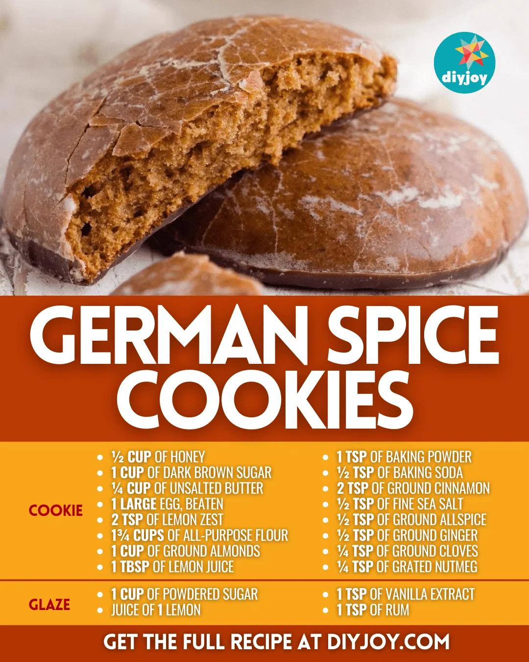 Easy German Spice Cookies Recipe