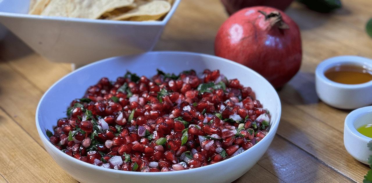 Pomegranate Salsa Recipe | Easy Homemade Salsa Dip