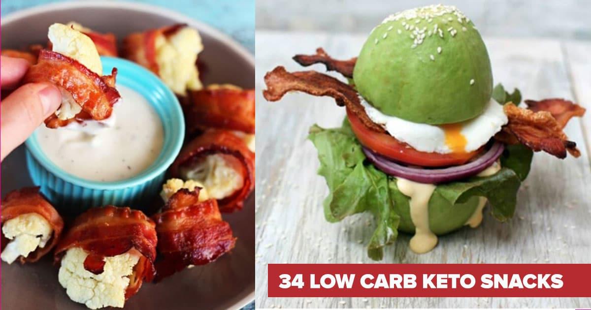 34 Keto Snacks for A Low Carb Diet