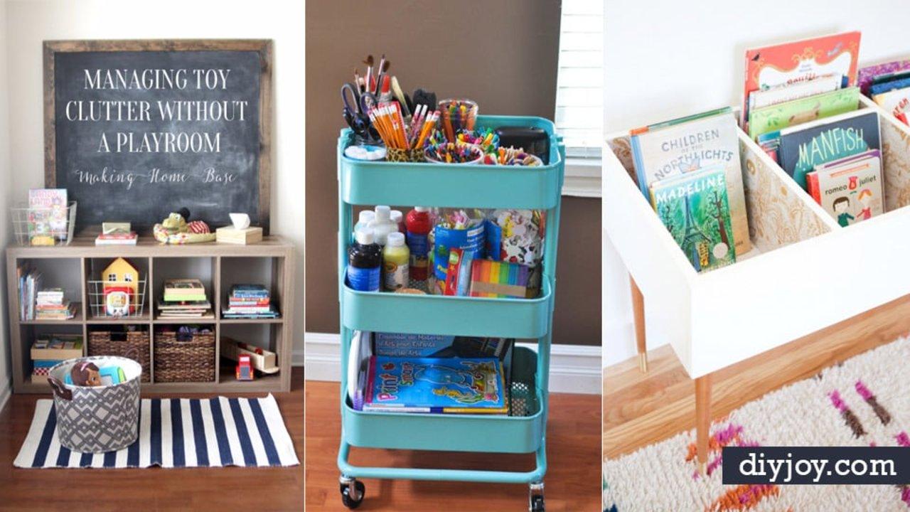 18 DIY Organizing Ideas for Kids Rooms That Work