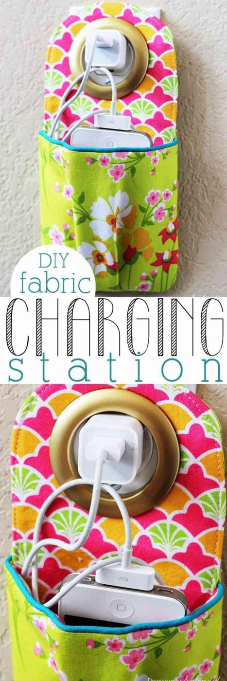 Sewing Projects to Sell | Easy DIY Charging Station #sewingideas #sewingprojects