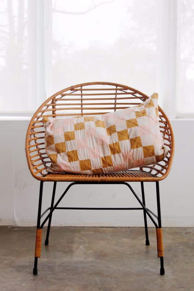 Square Quilted Pillow Cover, a satisfying weekend project worth the effort and a favorite pick from this roundup