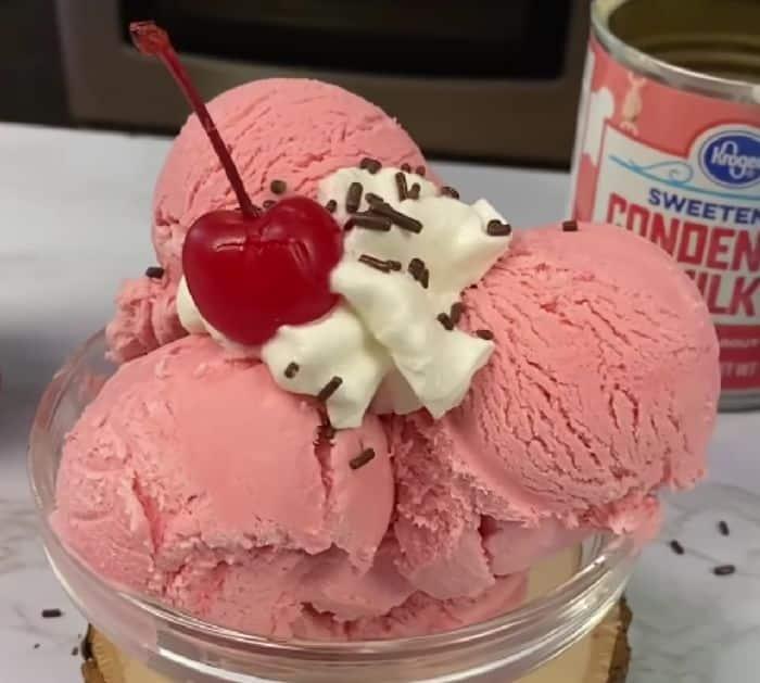 Easy Cherry Cola Ice Cream Recipe