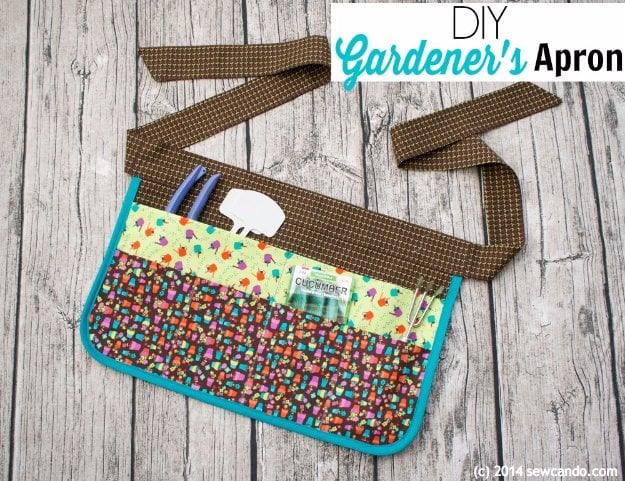DIY Sewing Gift Ideas for Adults and Kids, Teens, Women, Men and Baby - DIY Gardener's Apron - Cute and Easy DIY Sewing Projects Make Awesome Presents for Mom, Dad, Husband, Boyfri