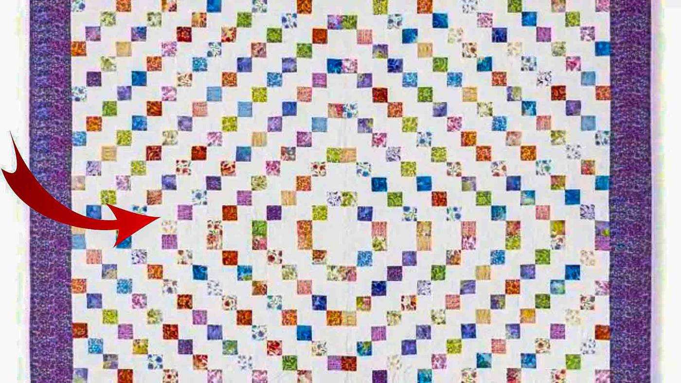 How To Make A Four-Patch Around the World Quilt