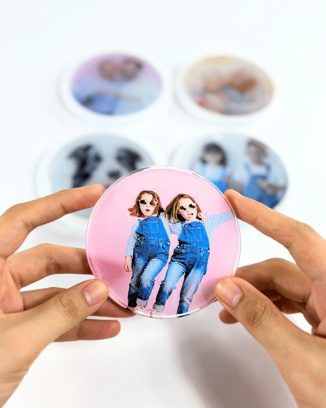 Easy Photo Resin Coaster — how to make clear photo resin