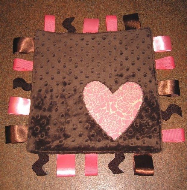 How to Sew a Taggie Blanket, a DIY baby shower gift, a thoughtful homemade option instead of a store gift