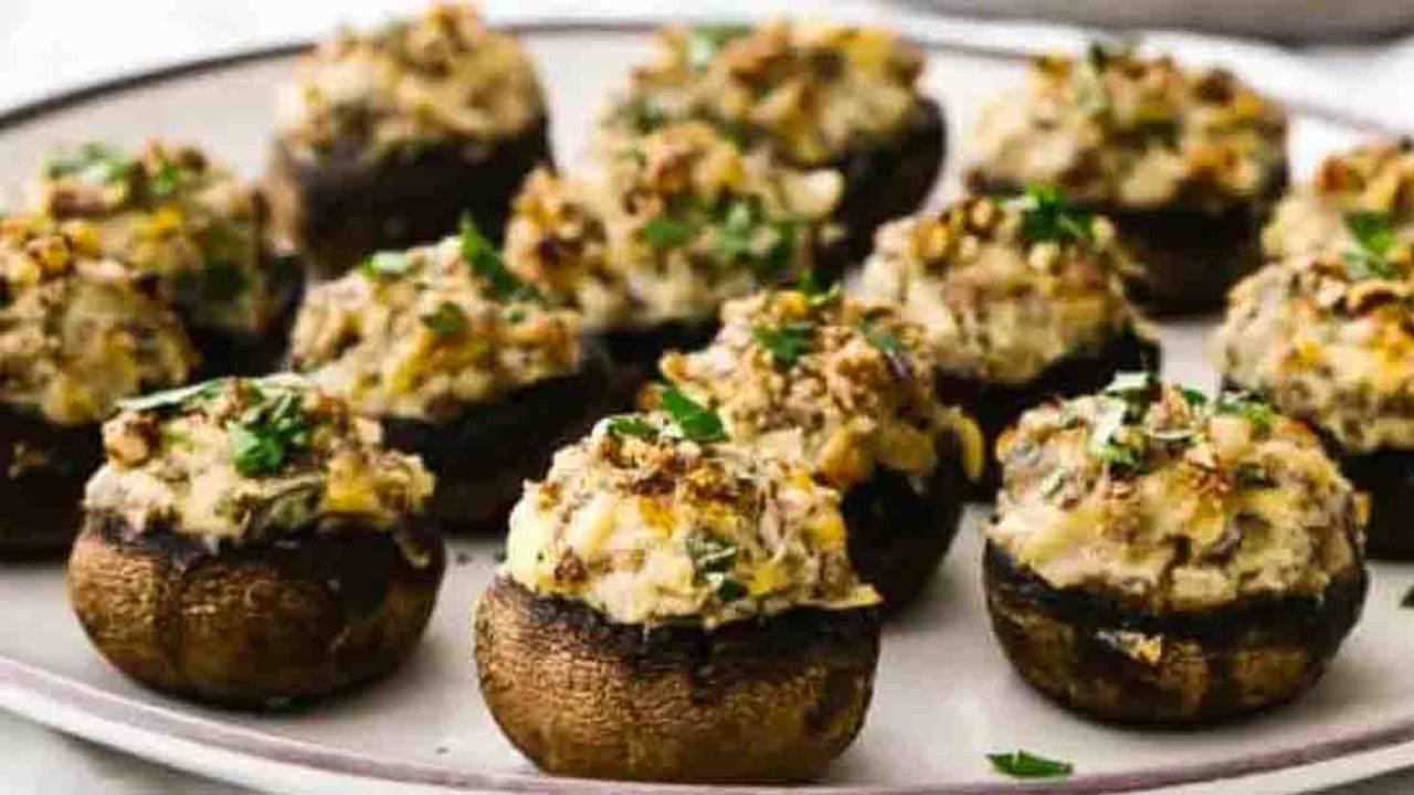 Cheesy Stuffed Mushrooms Recipe