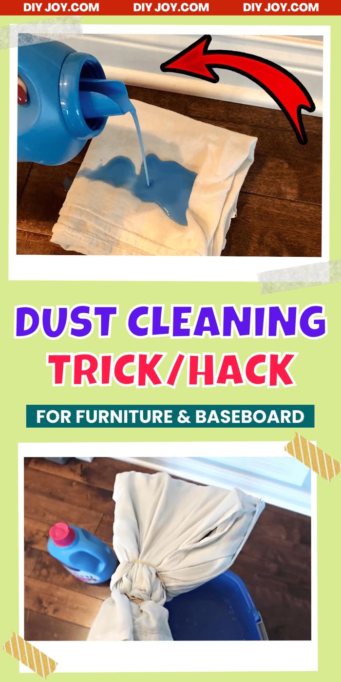 Genius Furniture _ Baseboard Dust Cleaning Trick