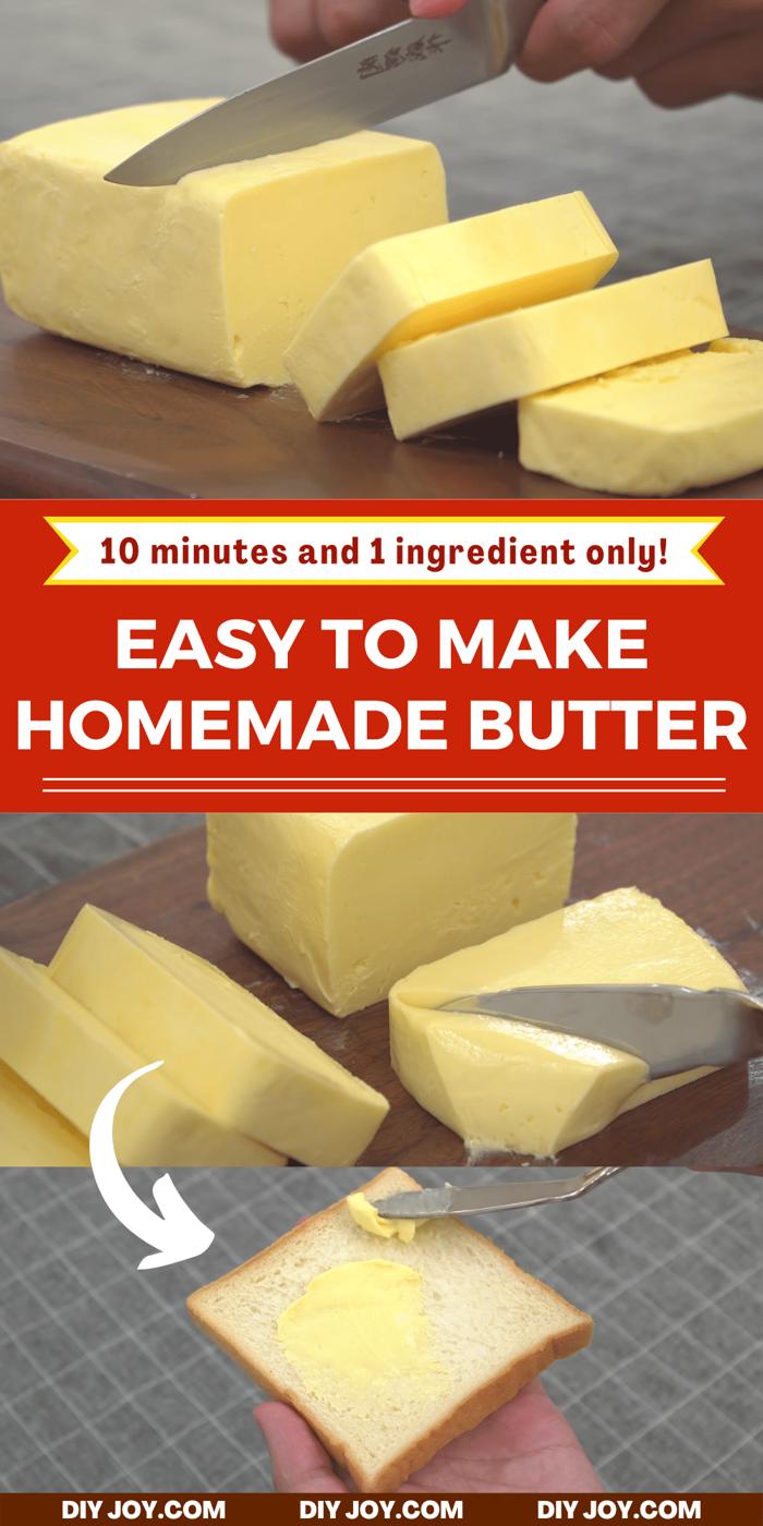 How To Make Butter In 10 Minutes