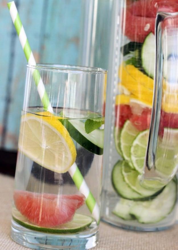 Slim Down Detox Water, a quick infusion that livens up plain water and an easy way to add flavor without added sugar