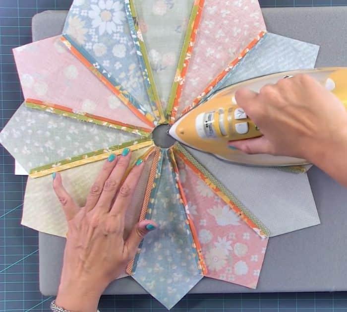 Make an Easy Dresden Plate into a Cute Centerpiece Tutorial