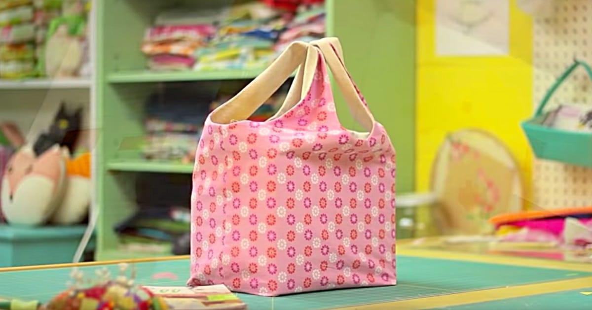 Learn To Sew A DIY Canvas Tote Bag