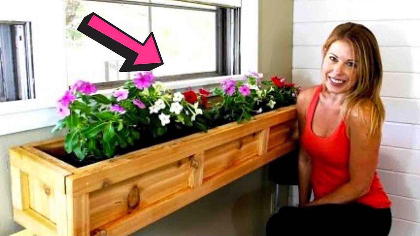Easy $20 Window Planter Box Tutorial