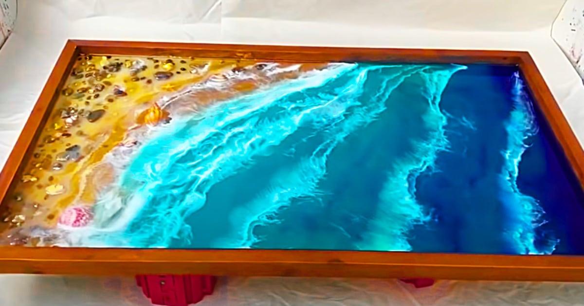 How To Make An Epoxy Resin Ocean Scene