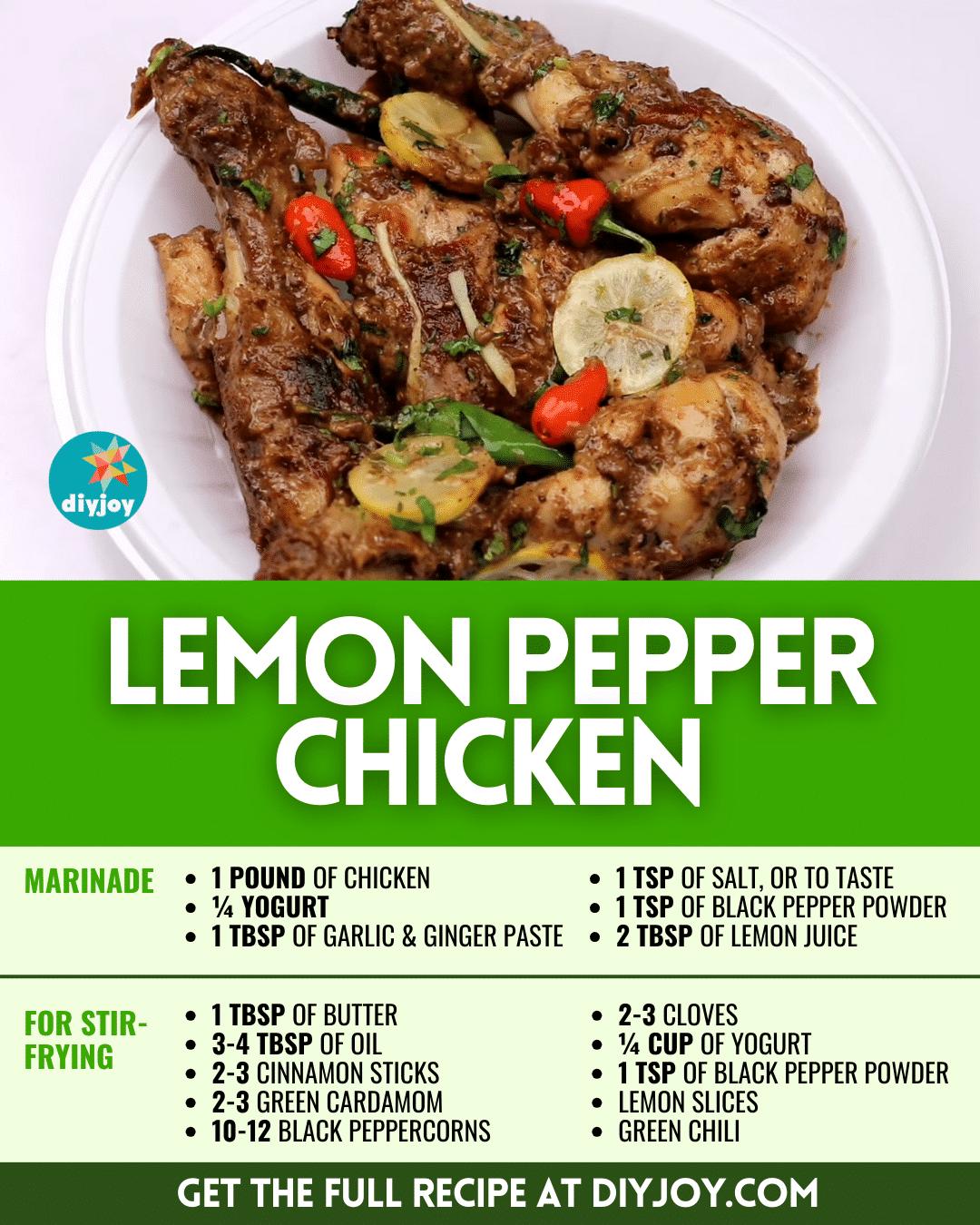 Easy Lemon Pepper Chicken Recipe