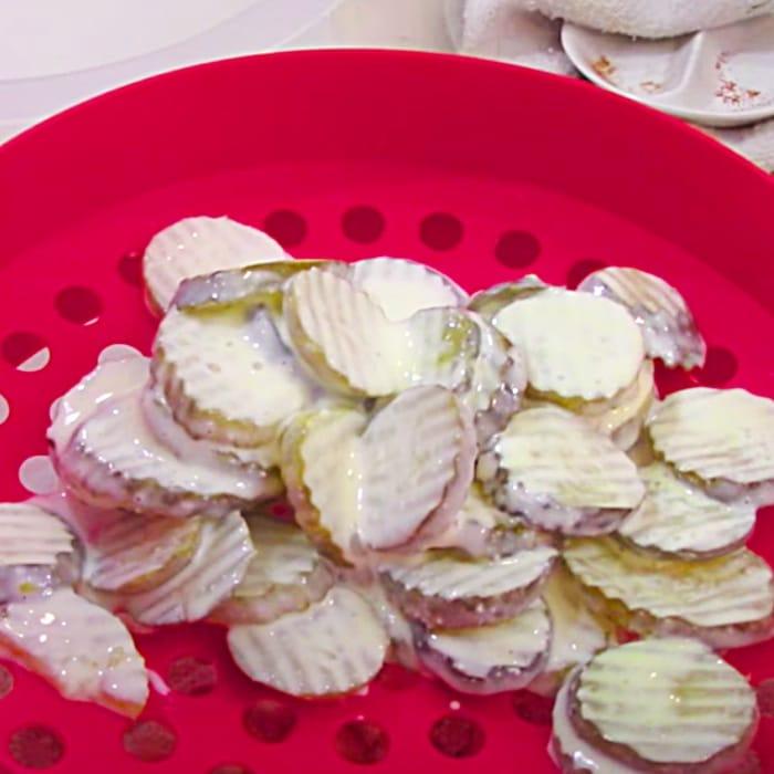 Easy Air Fryer Recipes - Game Day Snacks - Fried Pickle Recipe