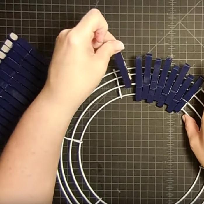 Country Crafts Ideas - Dollar Store Wreath
