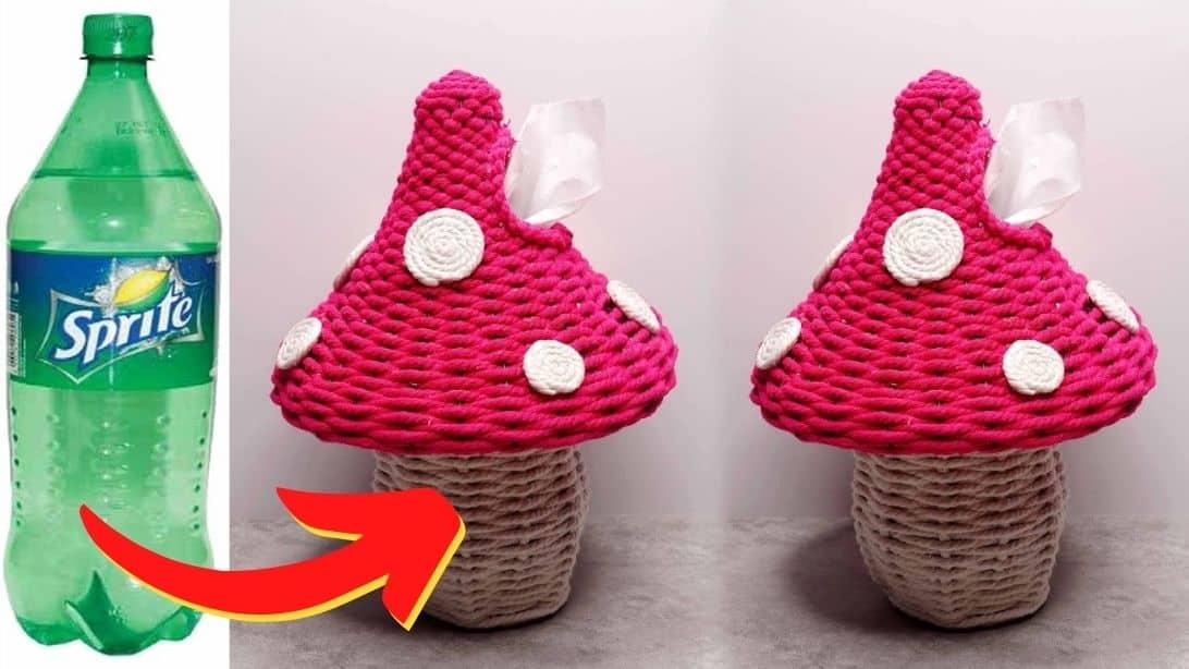 DIY Mushroom Tissue Holder Using An Old Plastic Bottle