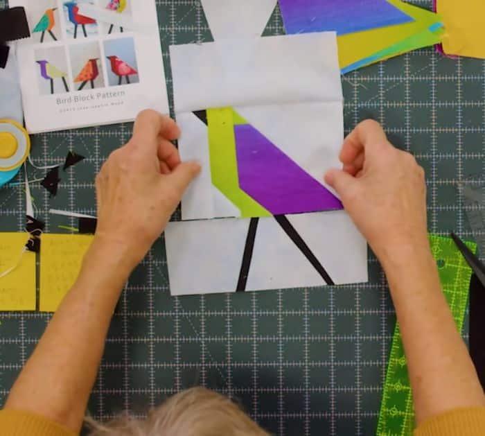 Block Lotto Bird Quilt Pattern