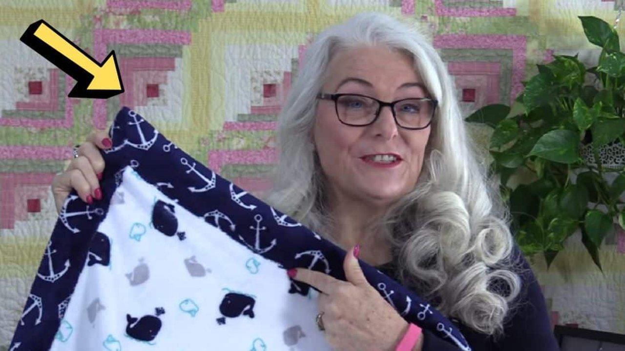 How To Sew A Self-Binding Blanket