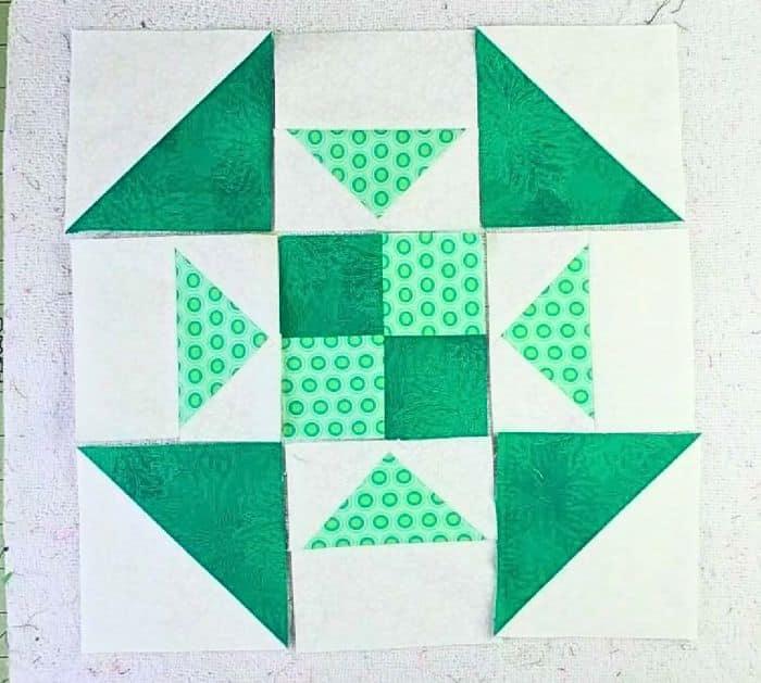 Easy to Make Monkey Wrench Variation Quilt Block