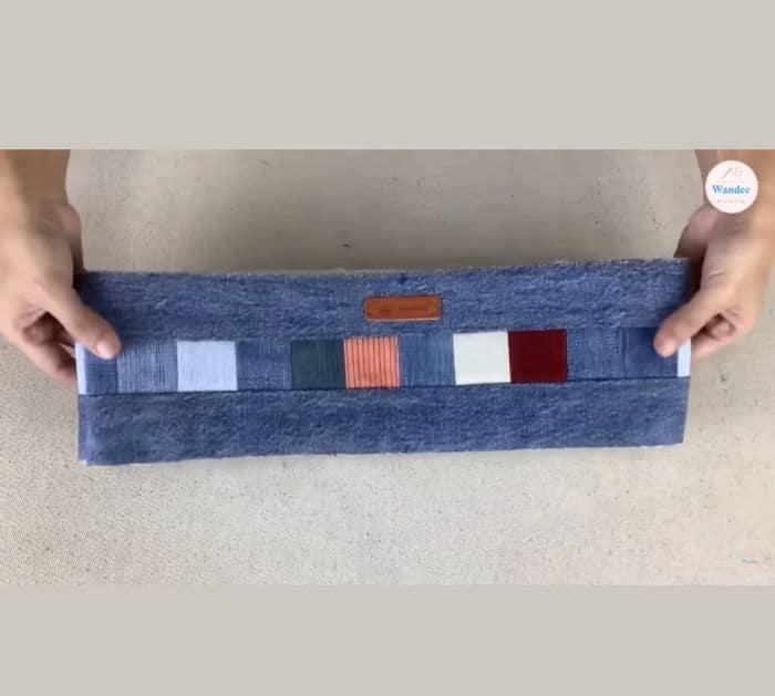 How to Sew a Circle Tray from Old Denim and Fabrics Tutorial