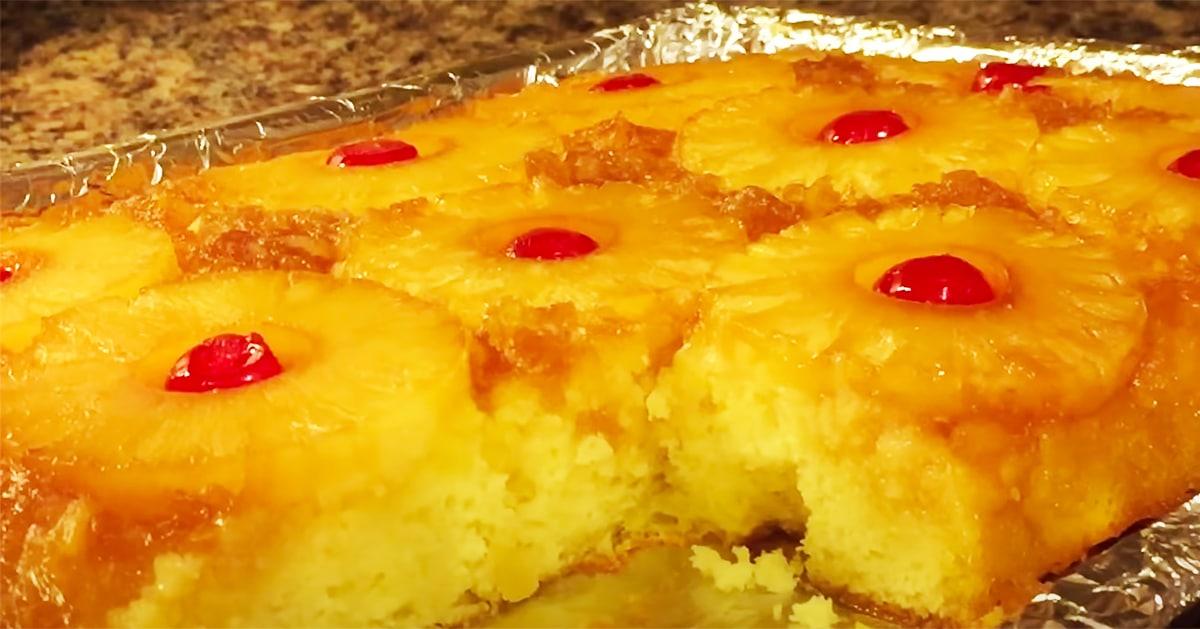Pineapple Upside Down Cake Recipe