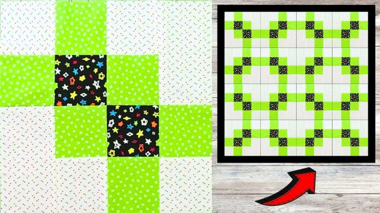 Super Easy Arrowhead Puzzle Quilt Block Tutorial