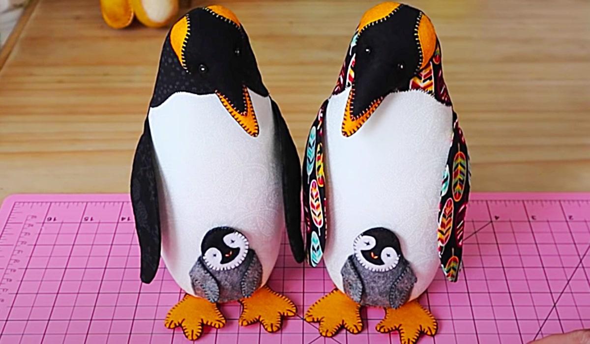 Patchwork Penguin With Free Pattern