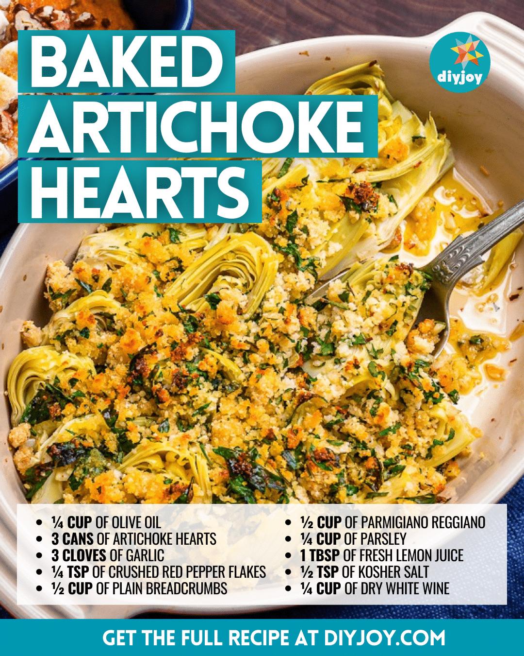 Easy Baked Artichoke Hearts Recipe