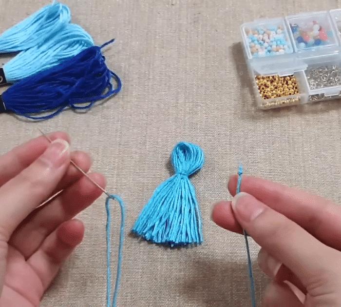 Easy DIY Tassel Earrings Materials