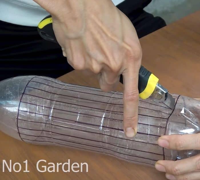 Recycling Plastic Bottles into Hanging Lantern Flower Pots Tutorial