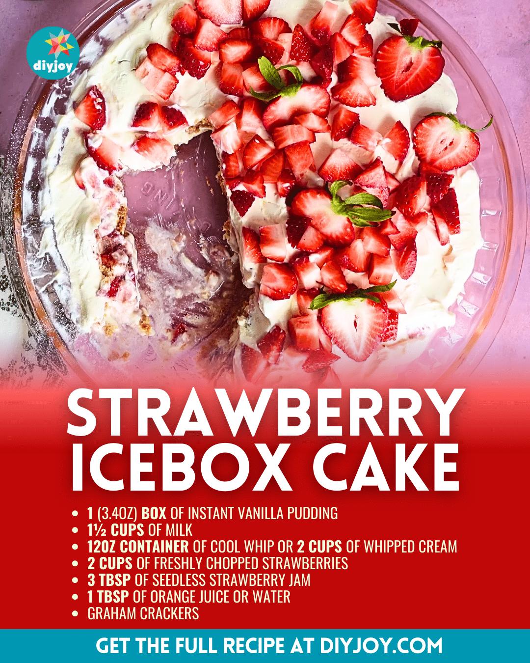 Easy Strawberry Icebox Cake Recipe