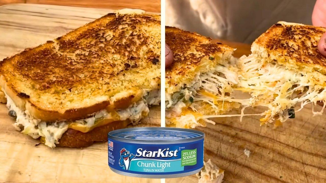 Delicious Classic Cheesy Tuna Melt